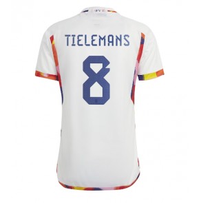 Belgija Youri Tielemans #8 Gostujuci Dres SP 2022 Kratak Rukavima